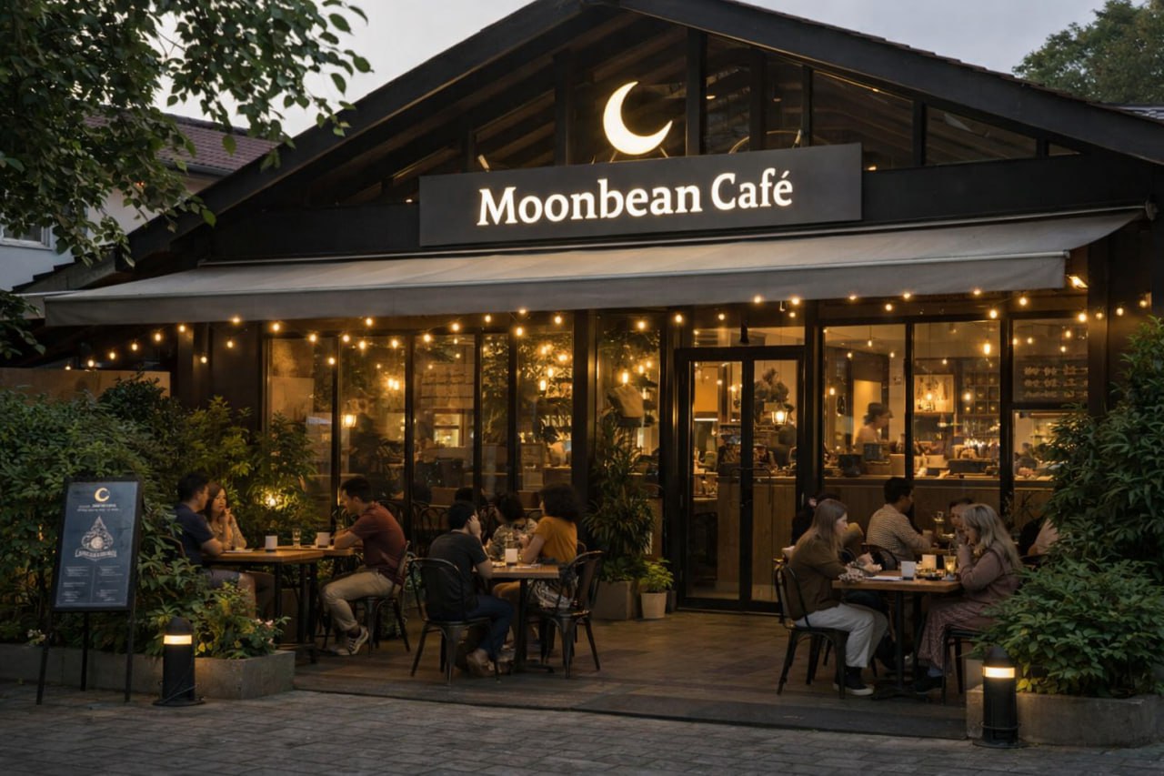 Moonbean Cafe Background